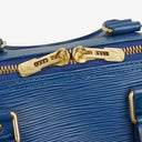 Louis Vuitton Keepall 45 Blue EPI Leather Travel Bag