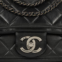 Chanel Single Flap Bag Black Quilted Leather Bag