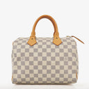 Louis Vuitton Speedy 25 Damier Azur Coated Canvas Handbag