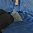 Louis Vuitton Keepall 45 Blue EPI Leather Travel Bag