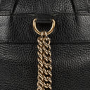 Gucci Soho Chain Black Pebbled Calfskin Backpack