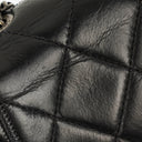 Chanel Single Flap Bag Black Quilted Leather Bag