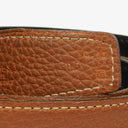 Ceinture Hermes Togo noire/dorée 30mm H taille 85