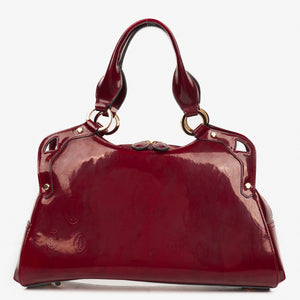 Cartier Marcello de Cartier Patent Leather Handle Bag&nbsp;