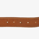 Ceinture Hermes Togo noire/dorée 30mm H taille 85