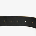 Ceinture Hermes Togo noire/dorée 30mm H taille 85