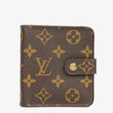 Louis Vuitton Monogram Canvas Compact Zip Wallet