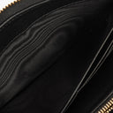 Prada Black Nylon Bow Zip-Around Long Wallet