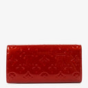 Louis Vuitton Sarah Rouge Red Monogram Vernis Wallet