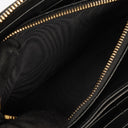 Prada Black Nylon Bow Zip-Around Long Wallet