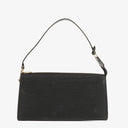 Louis Vuitton Pochette Accessoires Black EPI Leather Clutch Handbag