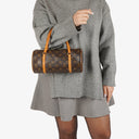 Louis Vuitton Papillon 25 Vintage Monogram Canvas Handbag