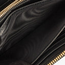 Prada Black Nylon Bow Zip-Around Long Wallet