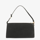 Louis Vuitton Pochette Accessoires Black EPI Leather Clutch Handbag