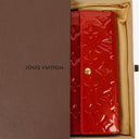 Louis Vuitton Sarah Rouge Red Monogram Vernis Wallet