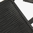 Louis Vuitton Pochette Accessoires Black EPI Leather Clutch Handbag