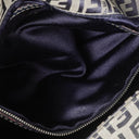 Fendi FF Navy Zucchino Baguette