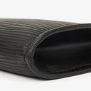 Louis Vuitton Pochette Accessoires Black EPI Leather Clutch Handbag