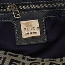 Fendi FF Navy Zucchino Baguette