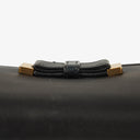 Prada Black Nylon Bow Zip-Around Long Wallet