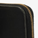 Prada Black Nylon Bow Zip-Around Long Wallet