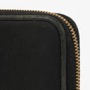 Prada Black Nylon Bow Zip-Around Long Wallet