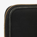 Prada Black Nylon Bow Zip-Around Long Wallet