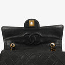 Chanel Classic Single Flap Bag Black Quilted Lambskin With 24K Gold-Plated Hardware