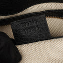 Gucci Black Pebbled Leather Soho Tassel Top Handle Bag