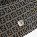 Fendi FF Navy Zucchino Baguette