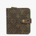 Louis Vuitton Monogram Canvas Perforated Green Compact Zip Wallet&nbsp;