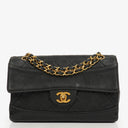 Chanel Classic Single Flap Bag Black Quilted Lambskin With 24K Gold-Plated Hardware