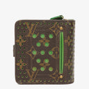 Louis Vuitton Monogram Canvas Perforated Green Compact Zip Wallet&nbsp;