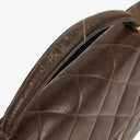 Chanel CC Maxi Logo Dark Brown Briefcase