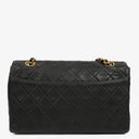 Chanel Classic Single Flap Bag Black Quilted Lambskin With 24K Gold-Plated Hardware
