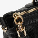 Gucci Black Pebbled Leather Soho Tassel Top Handle Bag