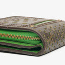 Louis Vuitton Monogram Canvas Perforated Green Compact Zip Wallet&nbsp;