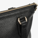 Gucci Black Pebbled Leather Soho Tassel Top Handle Bag