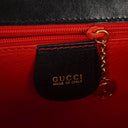 Gucci Glossy Leather Vintage Lady Lock Bag Black