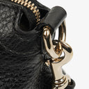 Gucci Black Pebbled Leather Soho Tassel Top Handle Bag