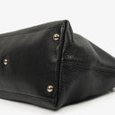 Gucci Black Pebbled Leather Soho Tassel Top Handle Bag