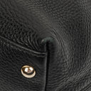 Gucci Black Pebbled Leather Soho Tassel Top Handle Bag