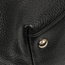 Gucci Black Pebbled Leather Soho Tassel Top Handle Bag