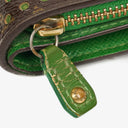 Louis Vuitton Monogram Canvas Perforated Green Compact Zip Wallet&nbsp;