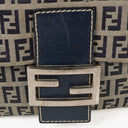 Fendi FF Navy Zucchino Baguette