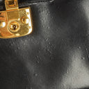 Gucci Glossy Leather Vintage Lady Lock Bag Black