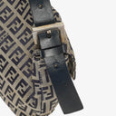 Fendi FF Navy Zucchino Baguette