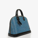 Louis Vuitton Alma PM Blue Denim EPI Leather Handbag