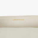 Chanel White Horizontal Quilted Small Double Flap Bag With 24K Gold-Plated Hardware