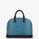 Louis Vuitton Alma PM Blue Denim EPI Leather Handbag